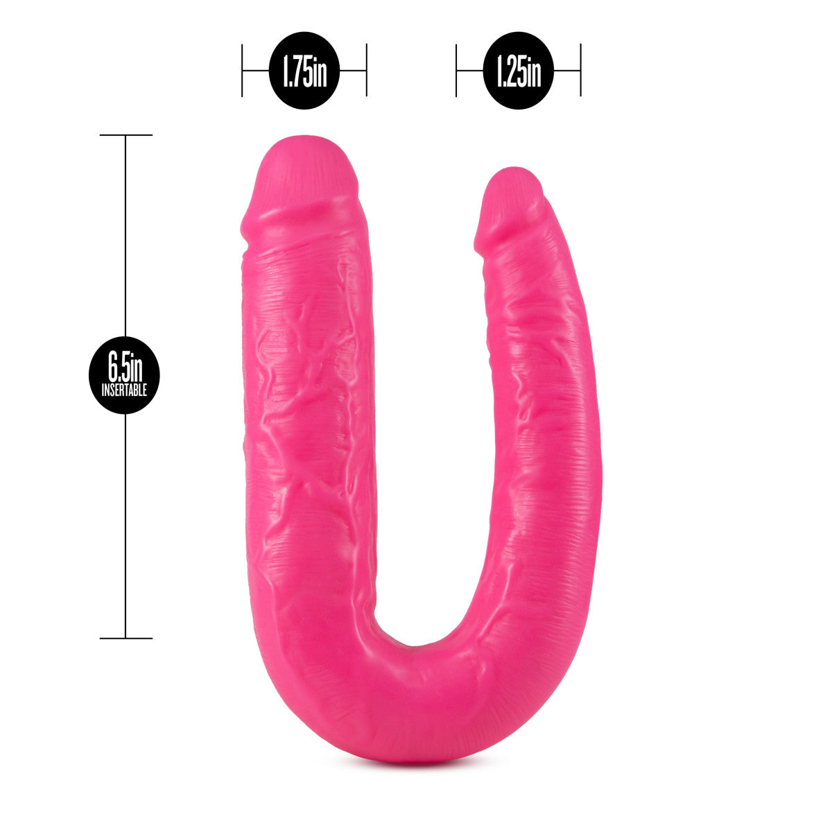 Blush Big As Fuk 18-Inch Long Pink Double Ended Dildo